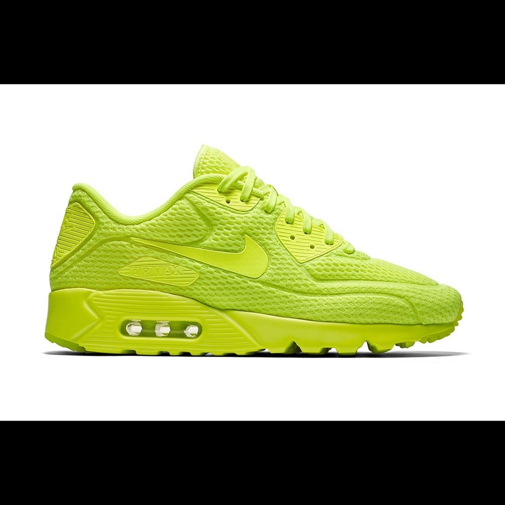 NIKE Air Max 90 ultra BR volt neon green sneaker good condition